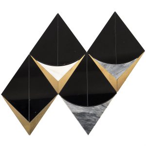 POLISHED MARBLE & BRASS